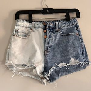 Wild Fable Half Bleached Jean Shorts